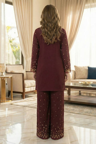 AROOJ - DF-62 - MAROON